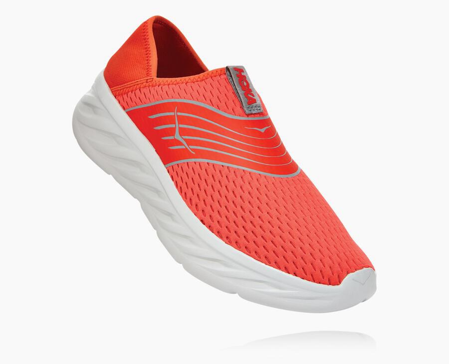 Sandalias Hoka One One Hombre Rojos - Ora Recovery - MUGB96578